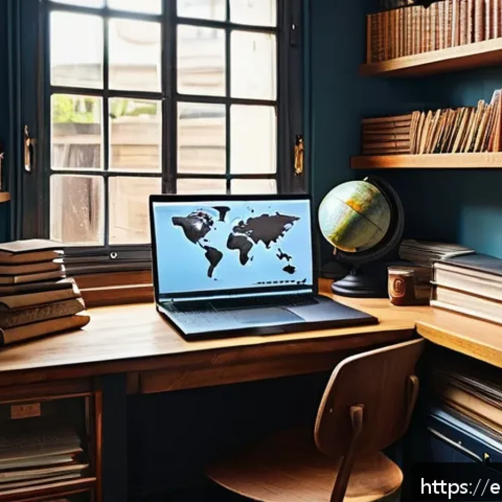 사전의 정확도 - A modern lexicographer’s cozy study room filled with bookshelves stacked with dictionaries, a large ...